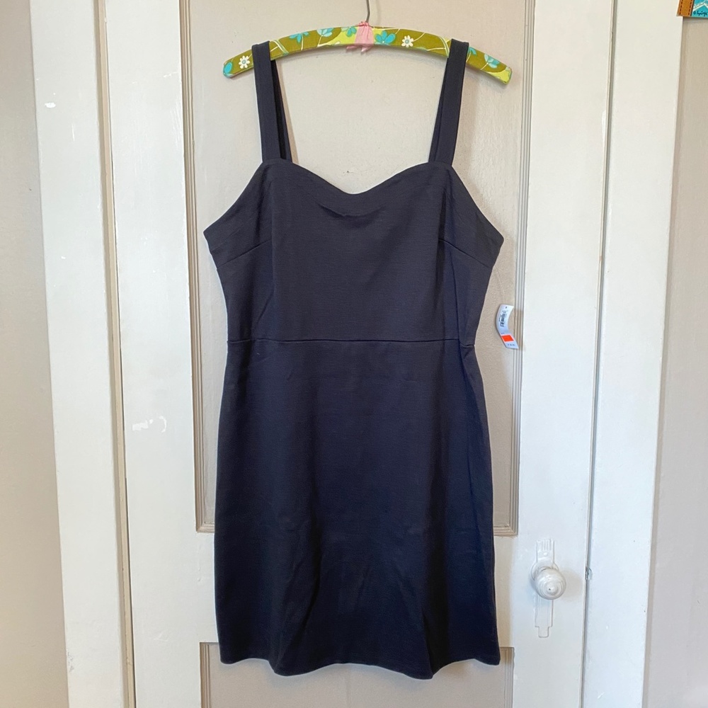 Old Navy Fitted Black Tank Dress NWT